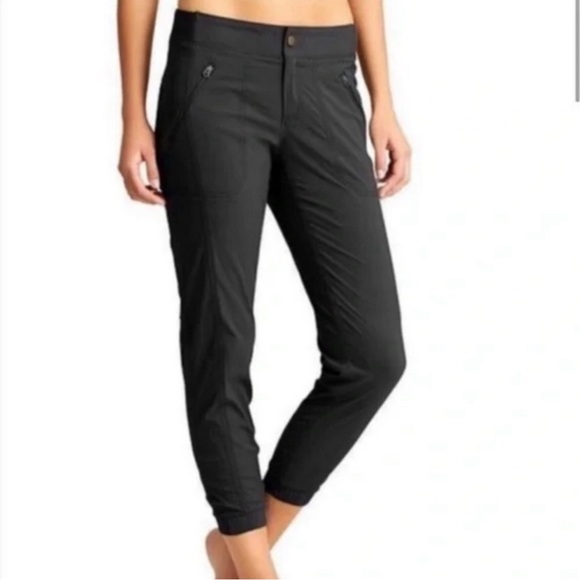 Athleta Black Trekkie North Jogger Travel Hike Pant Size 0 - Picture 2 of 5